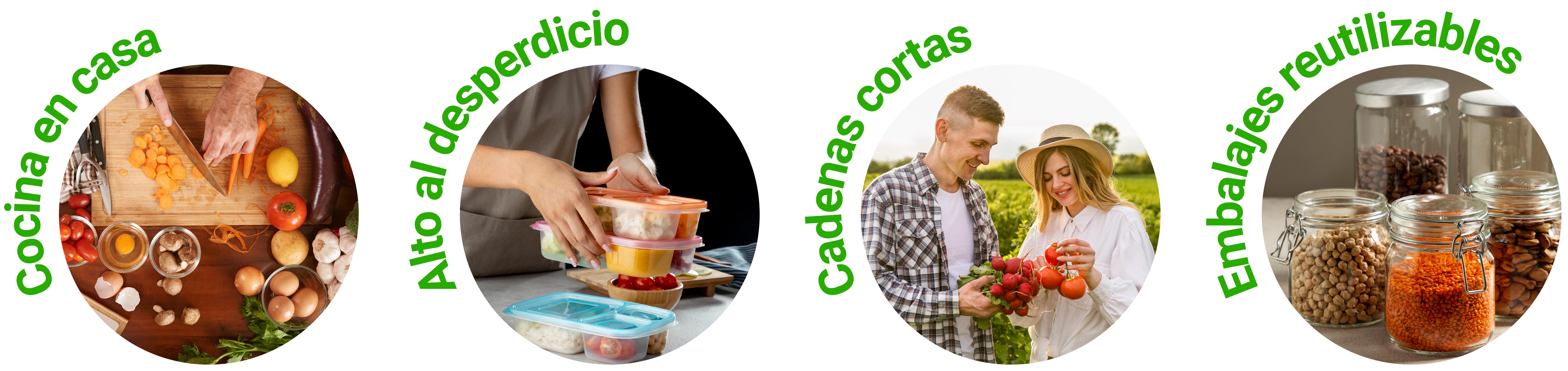 Cocina casera - No al desperdicio - Circuitos cortos - Envases reutilizables